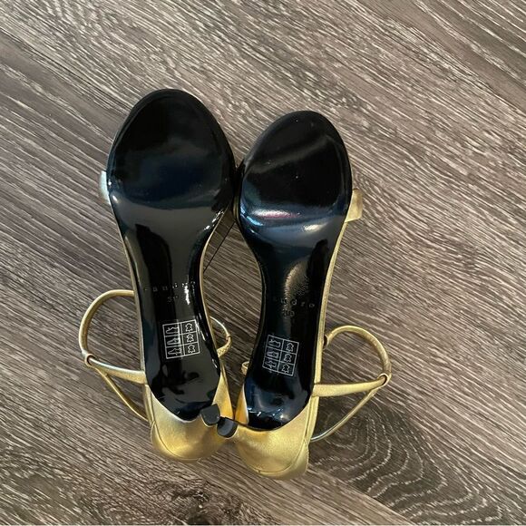 Sandro Paris gold heels new - Picture 9 of 9